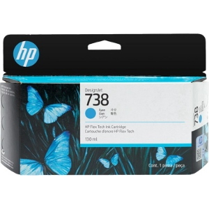 HPI CARTUCCIA HP 738 498N5A CIANO 130M ADATTA PER DESIGNJET T950