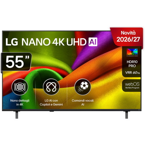 LG ELECTRONICS TV 55 LG UHD SMART HDR 10 4K NANO DVB-C/S2/T2 HD WIFI NANO TECNOLOGIA