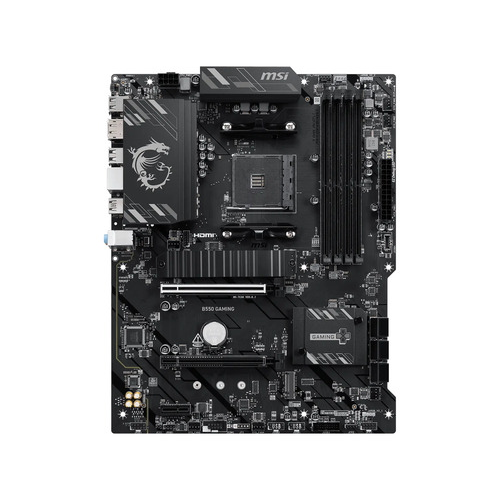MSI MB AMD B550, B550 GAMING, B550, AM4, 4DDR4, 2PCI-Ex16, 1PCI-Ex1, 2M.2, 6SATA3, 2USB10G,5USB5G,HD