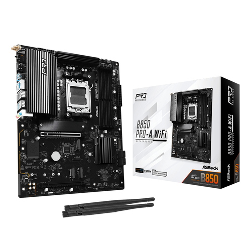 ASROCK MB AMD B850, B850 PRO-A WIFI, 4DDR5, 2SATA3, ATX
