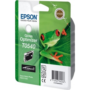 EPSON SUPPLIES Cartuccia "Gloss Optimizer" per la finitura lucida delle stampe, in confezione blister RS. Compatibilità: STYLUS PHOTO R1800, STYLUS PHOTO R800