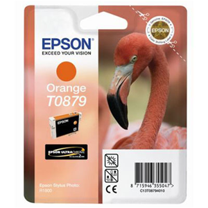 EPSON SUPPLIES Cartuccia inchiostro a pigmenti arancio EPSON UltraChrome Hi-Gloss2 in confezione blister RS. Compatibile: STYLUS PHOTO R1900