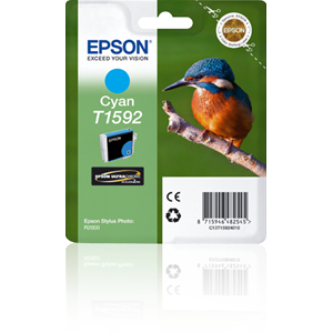 Epson T1592 - 17 ml - ciano - originale - blister - cartuccia d'inchiostro - per Stylus Photo R2000