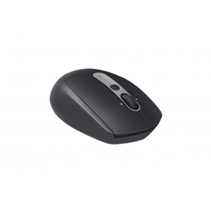Logitech M590 Silent - Mouse - per destrorsi - ottica - 7 pulsanti - senza fili - Bluetooth, 2.4 GHz - ricevitore wireless USB - tono grafite