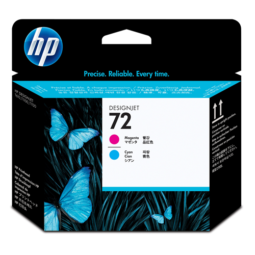 HP C9383A HEAD MAGENTA/CIANO  N. 72