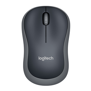 Logitech Wireless Mouse M185 - Colore nero con inserti grigio (Swift Grey) - Tecnologia Wireless avanzata a 2,4GHz - Durata della batteria fino a un anno - Design sagomato e anatomico - Ideale per laptop e netbook - Compatibile Windows,Mac e Linux