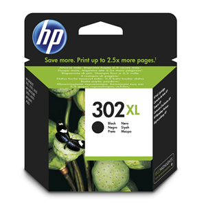 HP F6U68AE CARTUCCIA INK NERO N.° 302XL