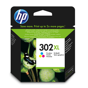 HP F6U67AE CART. INK COLORE   N.302XL