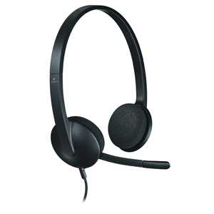 LOGITECH CUFFIA CON MICROFONO USB H340 HEADSET