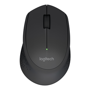 Logitech M280 - Mouse - per destrorsi - ottica - 3 pulsanti - senza fili - 2.4 GHz - ricevitore wireless USB - nero