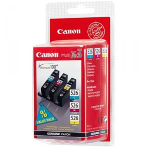 CANON CART INK MULTIPACK CLI-526 CIANO + MAGENTA + GIALLO