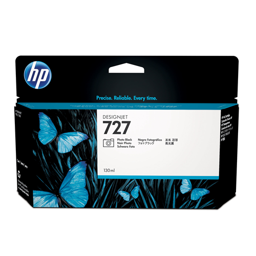 HP B3P23A CART.INK NERO FOTO  130Ml./N.727